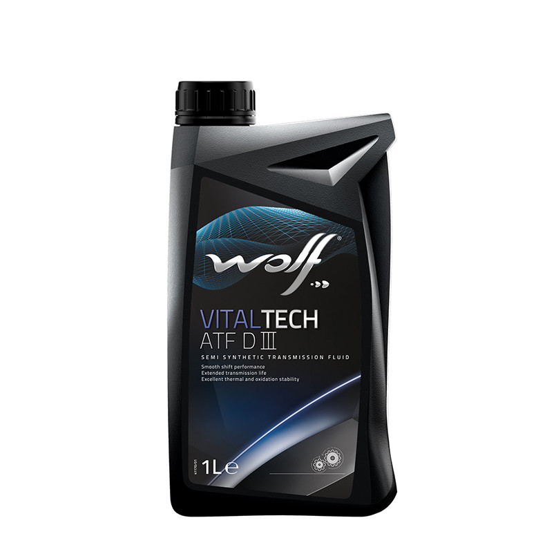 Трансмісійна олива WOLF VITALTECH ATF DIII 1л.